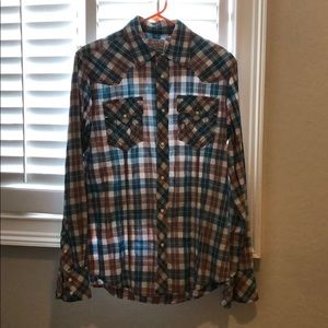 True religion button down shirt